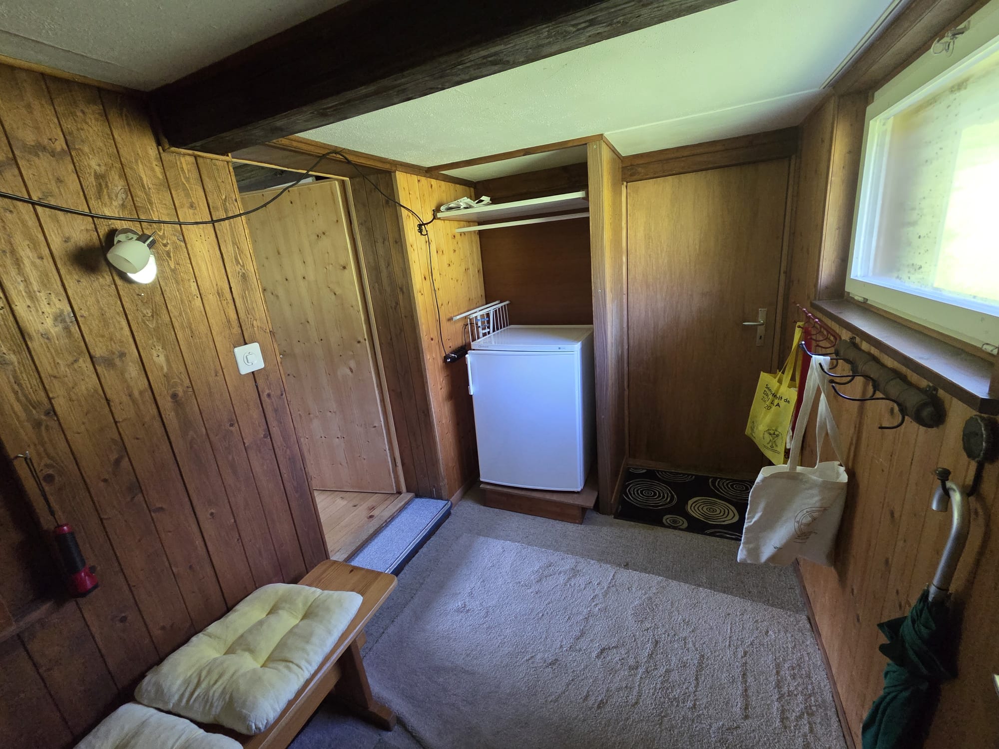 Eingangsbereich des Selbstretreat-Hauses